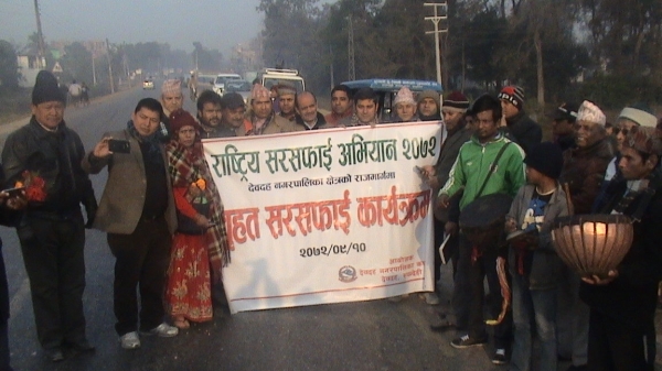 देवदहमा सरसफाई सम्पन्न