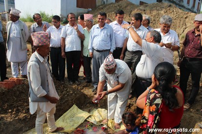 केरवानी उच्च मावि भवन शिलान्यास