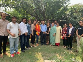 माझी बस्ती निर्माणका लागि अस्ट्रेलियामा संकलन गरिएको रकम हस्तान्तरण