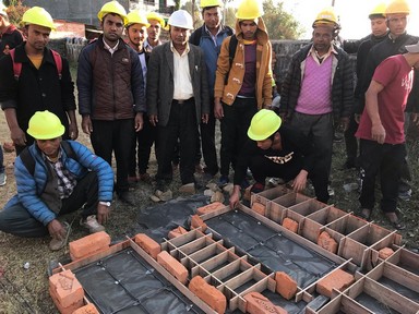 भुकम्प प्रतिरोधी भवन निर्माण सम्बन्धि एक हप्ते तालिम शुरू