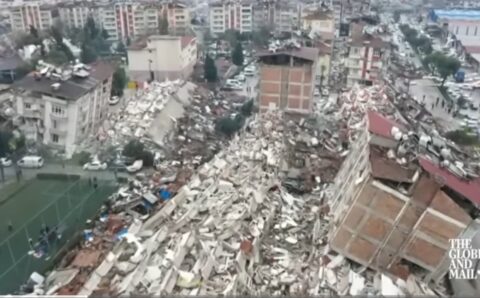 टर्कीमा गएको ७.८ रेक्टर भूकम्पमा परि ३५ सयभन्दा बढीकाे मृत्यु