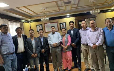 गृहमन्त्रीलाई ,बंशजको नेपाली नागरिकता निरन्तरताको माग राखी   “CNCBGUK” ज्ञापन पत्र ।