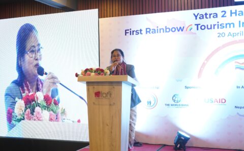 प्रदेशमा रहेका पर्यटकीय क्षेत्रमा इन्द्रेणी पर्यटन आकर्षित गर्न सकिन्छ : मन्त्री चौधरी 