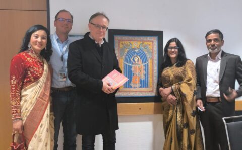 जर्मनीको फ्रयान्कफर्टमा रन्जु यादवको एकल चित्रकला प्रर्दशनी