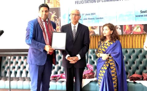 अभियन्ता तथा व्यवसायी दयानिधि सापकोटा लण्डनमा सम्मानित