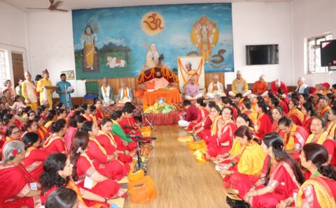 मातृशक्तिले गरे विष्णुसहस्रनामको ऐतिहासिक पाठ