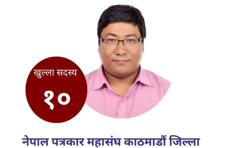 के तपाईँ बन्न सक्नुहुन्छ पत्रकारको नेता ?