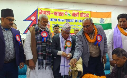 निजगढ अन्तर्राष्ट्रिय विमान स्थलकाे एयर रुटलाई लिएर विवाद खडा नगर्न पुर्ब प्रधान मन्त्री माधव नेपालले भारत सरकारसंग गरे अनुराेध