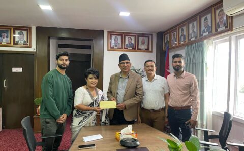 एनसीआईसीकेकी सचिव महराद्वारा अर्थमन्त्री पौडेलसँग भेट, बजेटमार्फत नीतिगत भ्रष्टाचार रोक्न आग्रह