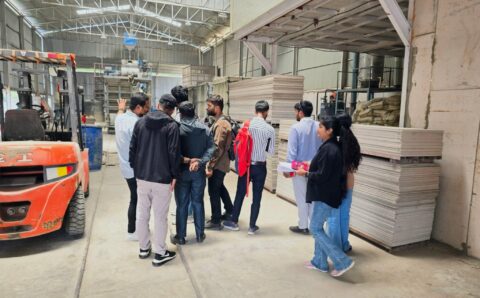 Engineering Students Visit Nepal Eco Panel Factory for Hands-on Learning Experience