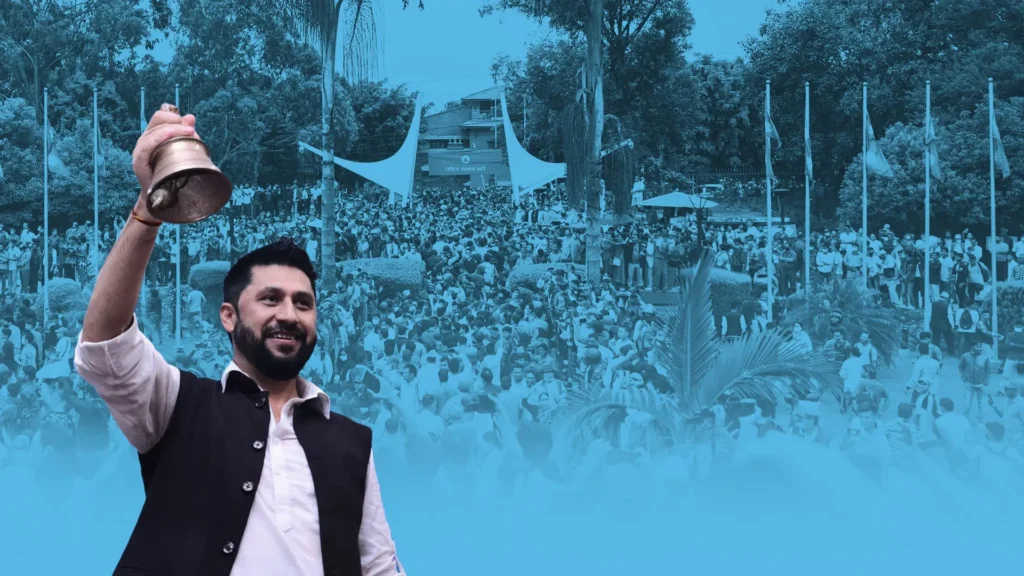 रास्वपा माने घण्टी पार्टीले घरघरै पुराण लगाउने ।