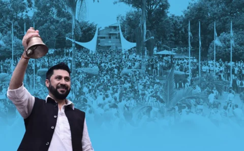 रास्वपा माने घण्टी पार्टीले घरघरै पुराण लगाउने ।