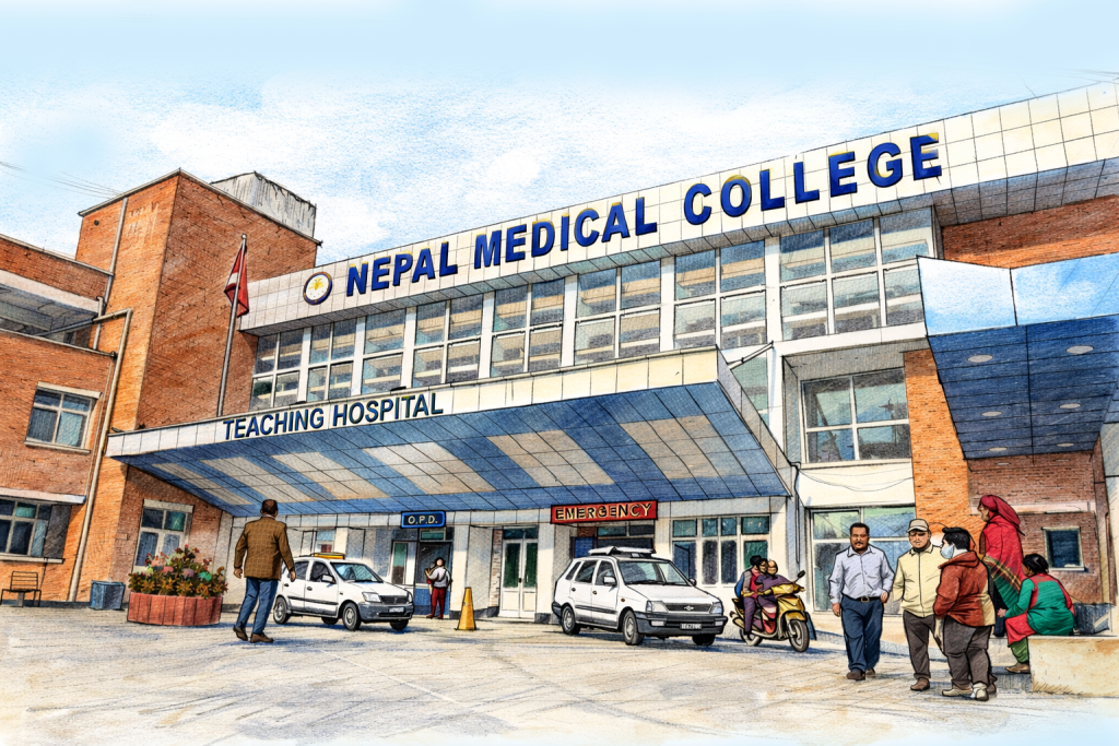 बाढीपीडित घाइतेको नेपाल मेडिकल कलेजमा निःशुल्क उपचार