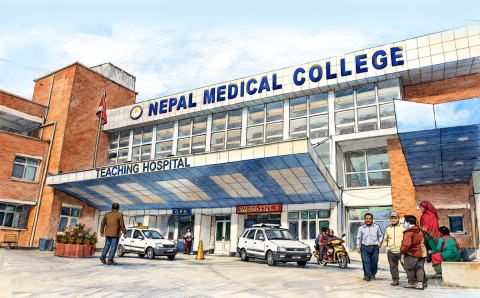 बाढीपीडित घाइतेको नेपाल मेडिकल कलेजमा निःशुल्क उपचार